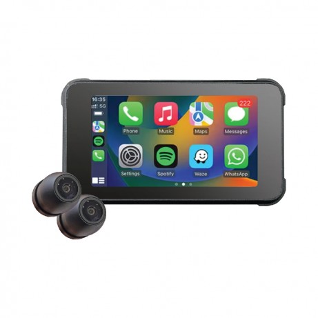 TRAX Motorcycle DVR Camera with Carplay T47