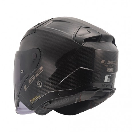 LS2 OF603 Infinity II Carbon Gloss Carbon [ECE 22.06]