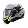LS2 FF910 Advant 2 Triple Matt Light Grey Hi Viz Yellow [ECE 22.06]