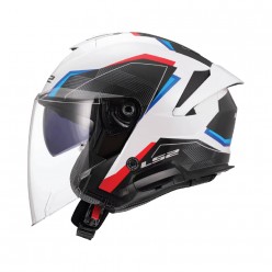 LS2 OF618 Verso 2 Air White Blue Red [ECE 22.06]