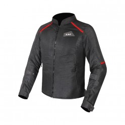 LS2 Jacket Breeze Man Grey/Black/Red