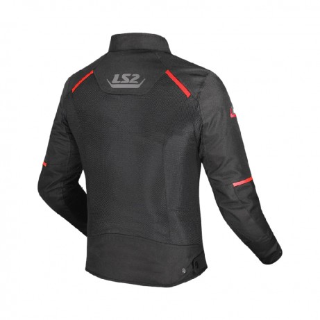 LS2 Jacket Breeze Man Grey/Black/Red