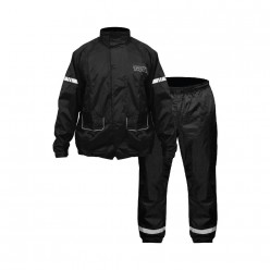 [READY TO ORDER] TRAX Rainsuit TE-11 Black/Black