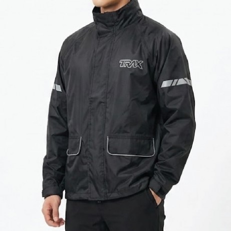 [READY TO ORDER] TRAX Rainsuit TE-11 Black/Black