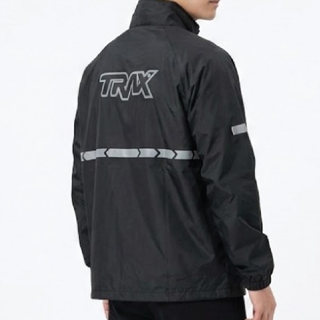 [READY TO ORDER] TRAX Rainsuit TE-11 Black/Black