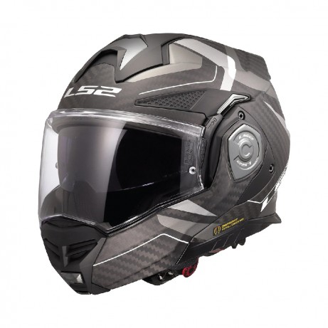 LS2 FF901 Advant-X Carbon Horizon Matt Silver Grey [ECE 22.06]