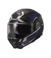 LS2 FF910 Advant 2 Commander Matt Black Deep Blue [ECE 22.06]