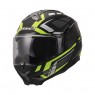 LS2 FF910 Advant 2 Commander Matt Black Fluo Green [ECE 22.06]