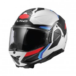 LS2 FF910 Advant 2 Triple White Blue Red [ECE 22.06]