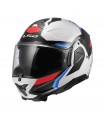 LS2 FF910 Advant 2 Triple White Blue Red [ECE 22.06]