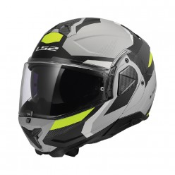 LS2 FF910 Advant 2 Triple Matt Light Grey Hi Viz Yellow [ECE 22.06]