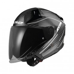 LS2 OF603 Infinity II Carbon Counter Cool Grey [ECE 22.06]