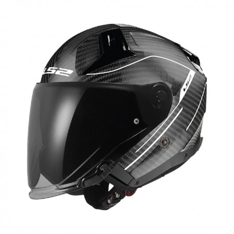 LS2 OF603 Infinity II Carbon Counter Cool Grey [ECE 22.06]