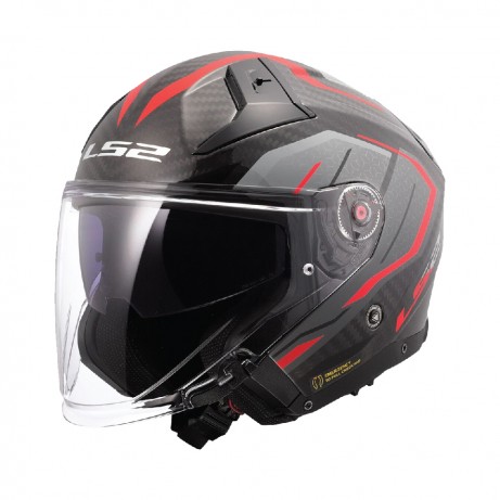 LS2 OF603 Infinity II Carbon Urus Red [ECE 22.06]