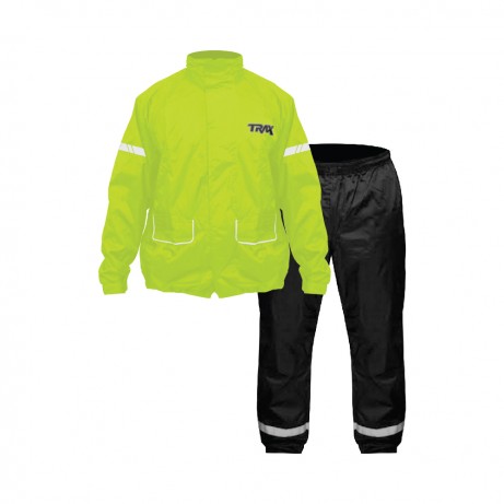 [READY TO ORDER] TRAX Rainsuit TE-11 Black/Yellow