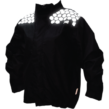 [READY TO ORDER] [CLEARANCE SALE - NO WARRANTY/EXCHANGE] 3M Rainwear Scotchlite Reflective Raincoat Gen-1 Black