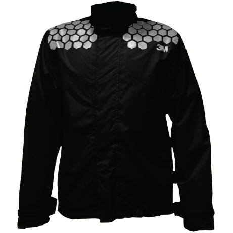 [READY TO ORDER] [CLEARANCE SALE - NO WARRANTY/EXCHANGE] 3M Rainwear Scotchlite Reflective Raincoat Gen-1 Black