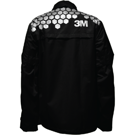 [READY TO ORDER] [CLEARANCE SALE - NO WARRANTY/EXCHANGE] 3M Rainwear Scotchlite Reflective Raincoat Gen-1 Black