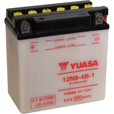 YUASA Motorcycle Battery12N9-4B-1 (YBI) DC
