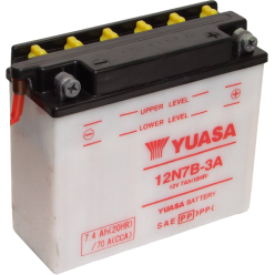 YUASA Motorcycle Battery 12N7A-3A (V) CBF150 DC