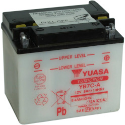 YUASA Motorcycle Battery YB7C-A (V) TW200 DC