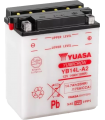 YUASA Motorcycle Battery YB14L-A2 (YBI) W/ACID CP