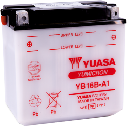 YUASA Motorcycle Battery YB16B-A1 (V) INTRUDER 400 DC