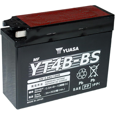 YUASA Motorcycle Battery YT4B-BS (J) CP