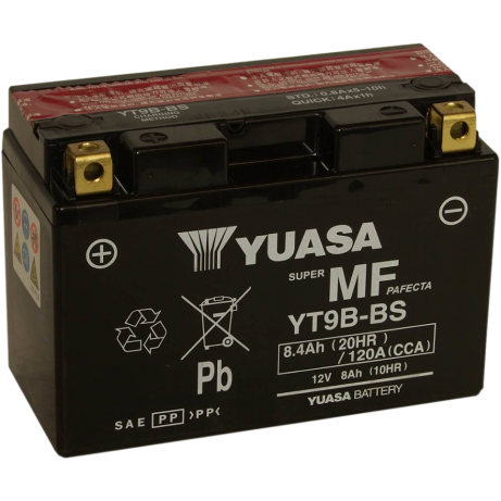 YUASA Motorcycle Battery YT9B-BS (V)	R6 CP