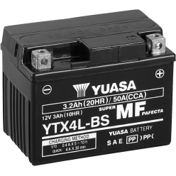 YUASA Motorcycle Battery YTX4L-BS (V) WAVE 125 CP