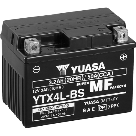 YUASA Motorcycle Battery YTX4L-BS (V) WAVE 125 CP
