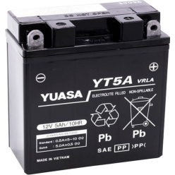YUASA Motorcycle Battery YT5A-WC (V) SPARK 135 WC
