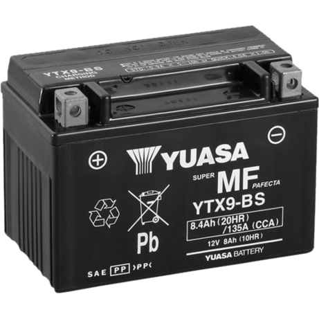 YUASA Motorcycle Battery YTX9-BS (YBI) (IND) CP