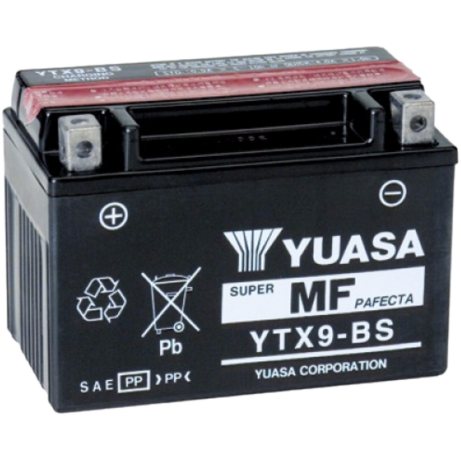 YUASA Motorcycle Battery YTX9-BS ( V) (TW) CBR600F4 / CB400SF CP