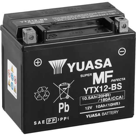 YUASA Motorcycle Battery YTX12-BS (YBI) (IND) CP