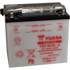 YUASA Motorcycle Battery Y60-N24AL-B.T BMW DC