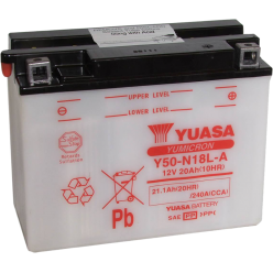 YUASA Motorcycle Battery Y50-N18L-A (V)  GL1500 DC