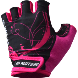 MOTERO Gloves SLC-483 Half Lady Pink/Red
