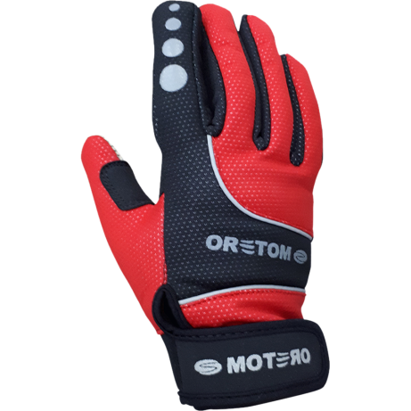 MOTERO Gloves SLM-907 Full Mesh w Touch Screen Red