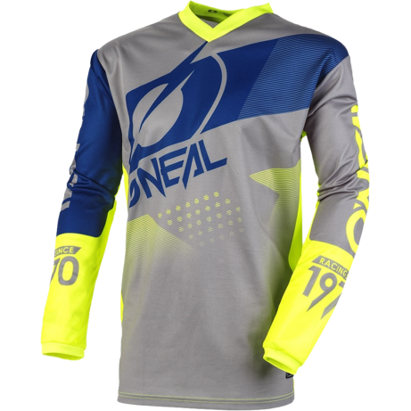 O'NEAL Jersey Element Factor Grey/Blue/Yellow