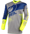 O'NEAL Jersey Element Factor Grey/Blue/Yellow