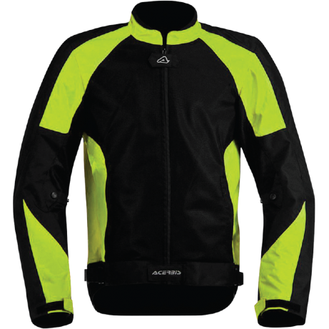 [CLEARANCE SALE - NO WARRANTY/EXCHANGE] ACERBIS Jacket Ramsey My Vented (w/o Guard) Black/Yellow