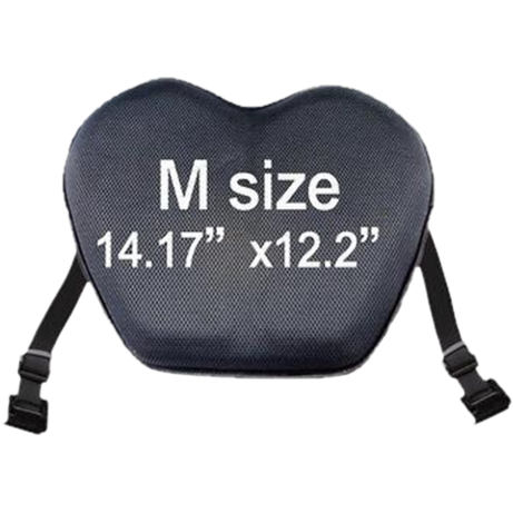 ERGO Gel Seat MOTO-M Black 14.17" x 12.2"
