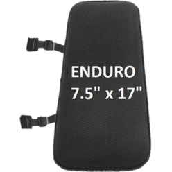 ERGO Gel Seat MOTO-SL Black 7.5" x 17"
