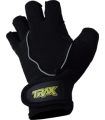 TRAX Gloves 314 SUPERMOTARD w Carbon Knuckle Black
