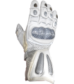 TRAX Gloves SLG-TP01 Half Leather TP White