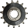 SUPERSPROX Front Sprocket (Made in Czech Repl) Honda CB4SF (W/RUBBER) CST-297RB-15T 525