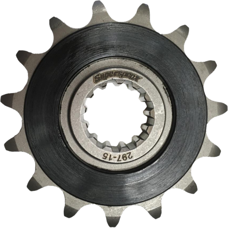 SUPERSPROX Front Sprocket (Made in Czech Repl) Honda CB4SF (W/RUBBER) CST-297RB-15T 525