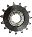 SUPERSPROX Front Sprocket (Made in Czech Repl) Honda CB4SF (W/RUBBER) CST-297RB-15T 525