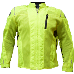 TRAX Jacket SLT-0396 MARSHALL Mesh Marshal Fluo-Yellow